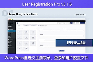 User Registration Pro v3.1.6 – WordPress自定义注册表单、登录和用户配置文件