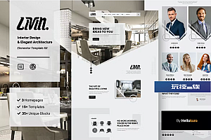 Livin – 室内设计和建筑元素模板套件