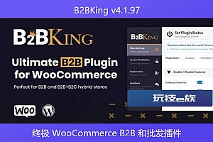 B2BKing v4.1.97 – 终极 WooCommerce B2B 和批发插件