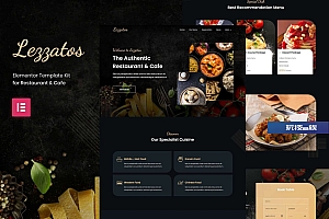 Lezzatos | 餐厅和咖啡馆Elementor Template Kit