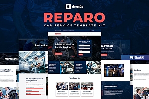 Reparo – 汽车服务Elementor模板工具包