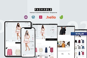Fashable – 造型师 eCommerce Elementor Template Kit