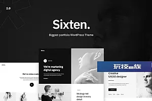 Sixten—极简投资组合WordPress主题 Sixten – Minimalist Portfolio WordPress Theme 云典WordPress主题